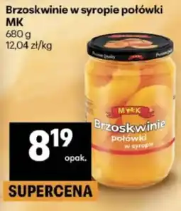 Delikatesy Centrum Brzoskwinie w syropie połówki MK oferta