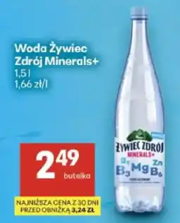 Delikatesy Centrum Woda Żywiec Zdrój Minerals+ oferta