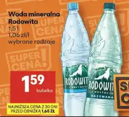 Delikatesy Centrum Woda mineralna Rodowita oferta