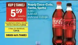 Delikatesy Centrum Napój Coca-Cola, Fanta, Sprite oferta