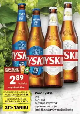 Delikatesy Centrum Piwo Tyskie oferta
