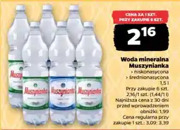 Netto Woda mineralna MUSZYNIANKA oferta