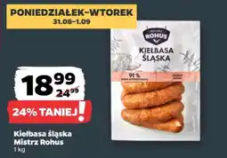 Netto Kiełbasa śląska Mistrz Rohus oferta