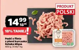 Netto Paski z fileta z piersi kurczaka Sztuka Mięsa oferta