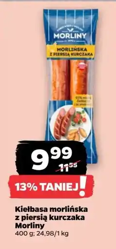 Netto Kiełbasa morlińska z piersią kurczaka Morliny oferta