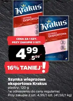 Netto Szynka wieprzowa eksportowa Krakus oferta