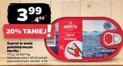 Netto Szprot w sosie pomidorowym Navito oferta
