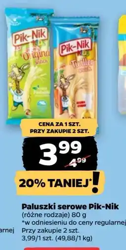 Netto Paluszki serowe Pik-Nik oferta