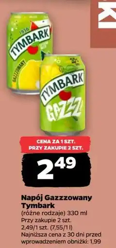 Netto Napój gazzzowany Tymbark oferta
