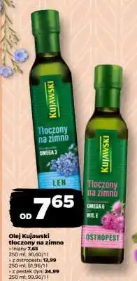 Netto Olej Kujawski tłoczony na zimno oferta
