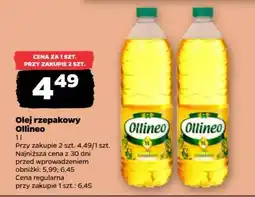 Netto Olej rzepakowy Olineo oferta