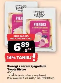 Netto Pierogi z serem i jagodami Twoje Bistro oferta
