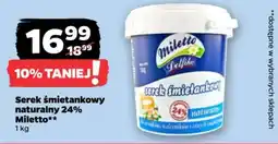 Netto Serek śmietankowy naturalny 24% Miletto oferta