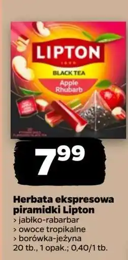 Netto Herbata ekspresowa Piramidki Lipton oferta