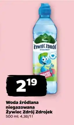Netto Woda źródlana niegazowana Żywiec Zdrój Zdrojek oferta