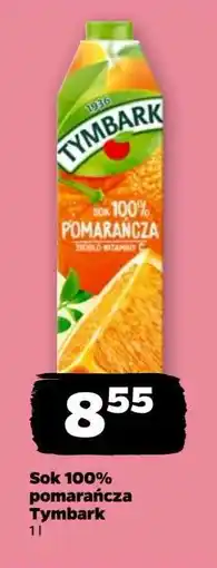 Netto Sok 100% pomarańcza Tymbark oferta