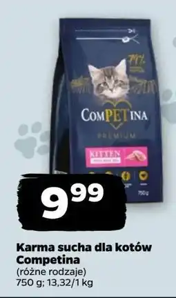 Netto Karma sucha dla kotów Competina oferta