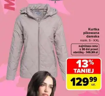 Kurtka pikowana damska