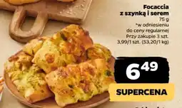 Netto Focaccia z szynką i serem oferta