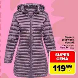 Carrefour Płaszcz pikowany damski oferta
