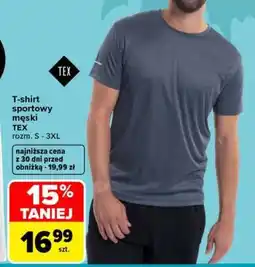 Carrefour T-shirt sportowy męski oferta