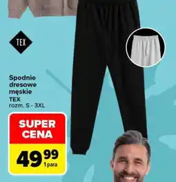 Carrefour Spodnie dresowe męskie oferta