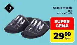 Carrefour Kapcie męskie oferta