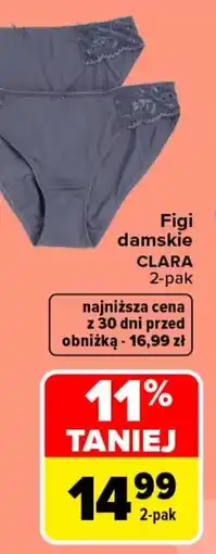 Carrefour Figi damskie CLARA 2-pak oferta