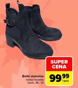 Carrefour Botki damskie oferta