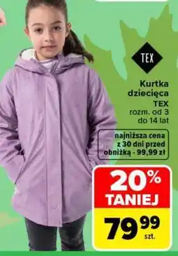 Carrefour Kurtka dziecięca oferta
