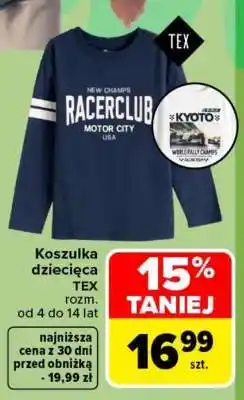Carrefour Koszulka dziecięca TEX oferta