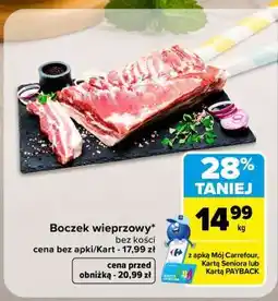 Carrefour Boczek wieprzowy oferta