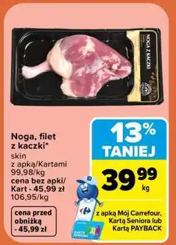 Carrefour Noga, filet z kaczki oferta