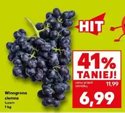 Kaufland Winogrona ciemne, luzem 1 kg oferta