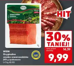 Kaufland WEIN Oryginalna szynka szwarcwaldzka oferta
