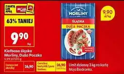 Biedronka Kiełbasa śląska Morliny Duża Paczka oferta