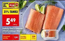 Biedronka Świeży filet z łososia atlantyckiego Marinero oferta