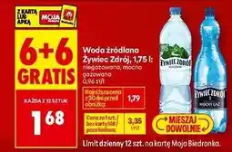 Biedronka Woda źródlana Żywiec Zdrój, 1,75 l oferta