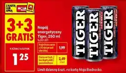 Biedronka Napój energetyczny Tiger 250 ml oferta