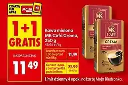 Biedronka Kawa mielona MK Café Crema, 250 g oferta
