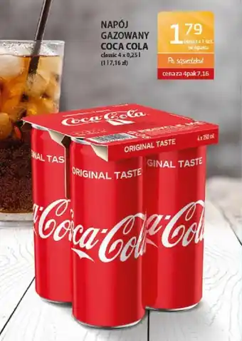 ABC Napój gazowany Coca Cola 0,25l oferta