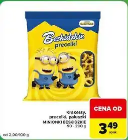 Carrefour Express Krakersy, precelki, paluszki MINIONKI BESKIDZKIE oferta