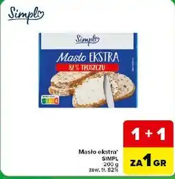 Carrefour Express Masło ekstra Simpl oferta