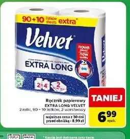 Carrefour Express Ręcznik papierowy Velvet Extra Long oferta