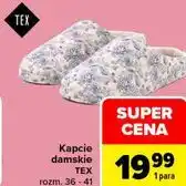 Carrefour Kapcie damskie TEX oferta