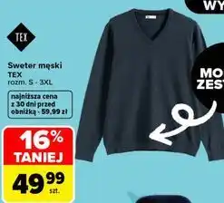 Carrefour Sweter męski TEX oferta