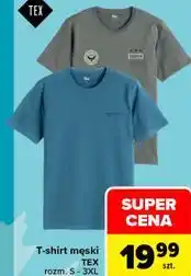 Carrefour T-shirt męski TEX oferta