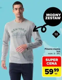 Carrefour Piżama męska TEX oferta