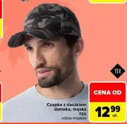 Carrefour Czapka z daszkiem damska, męska TEX oferta