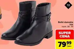 Carrefour Botki damskie TEX oferta